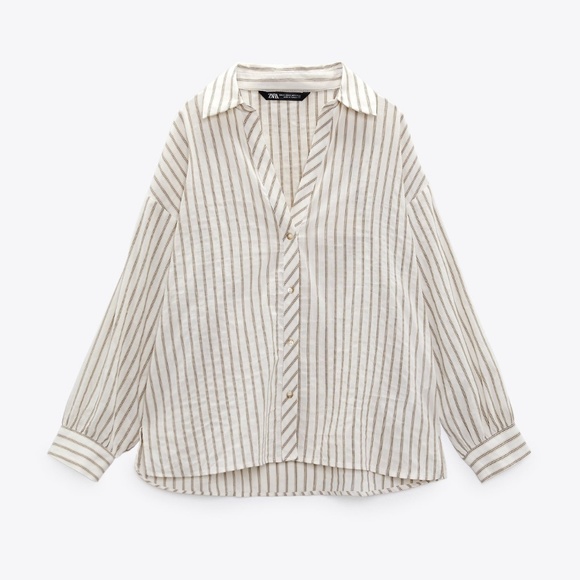 Zara Tops - Zara Striped Shirt